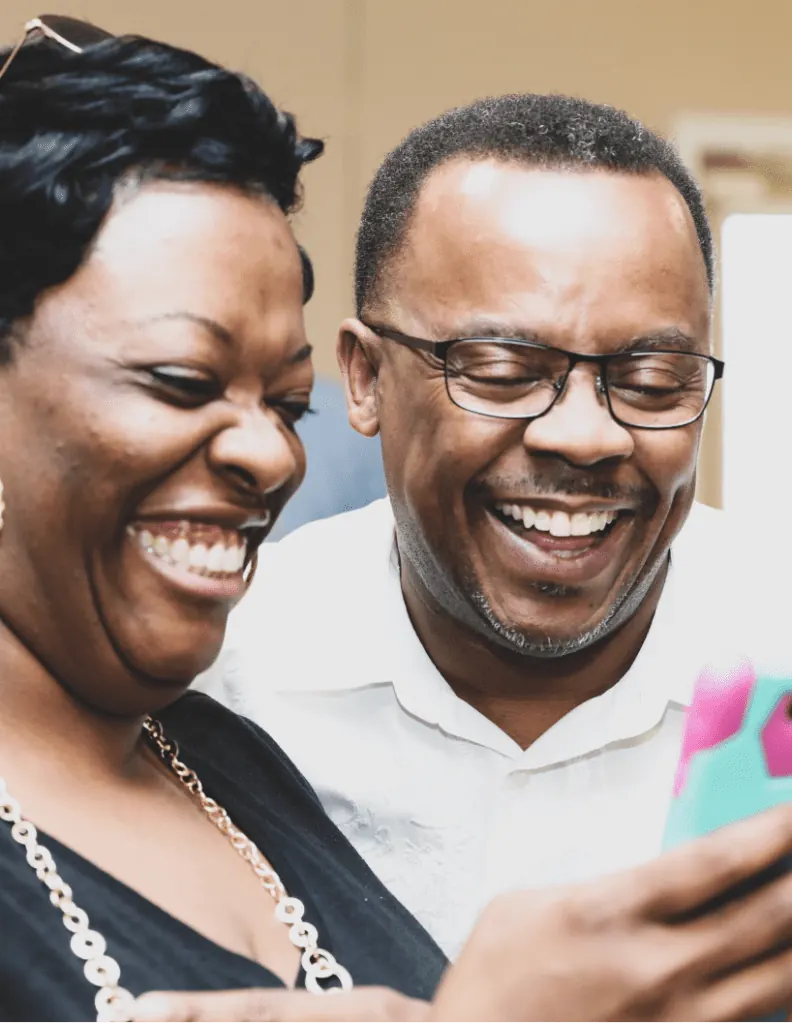 Patient lifestyle phone moment